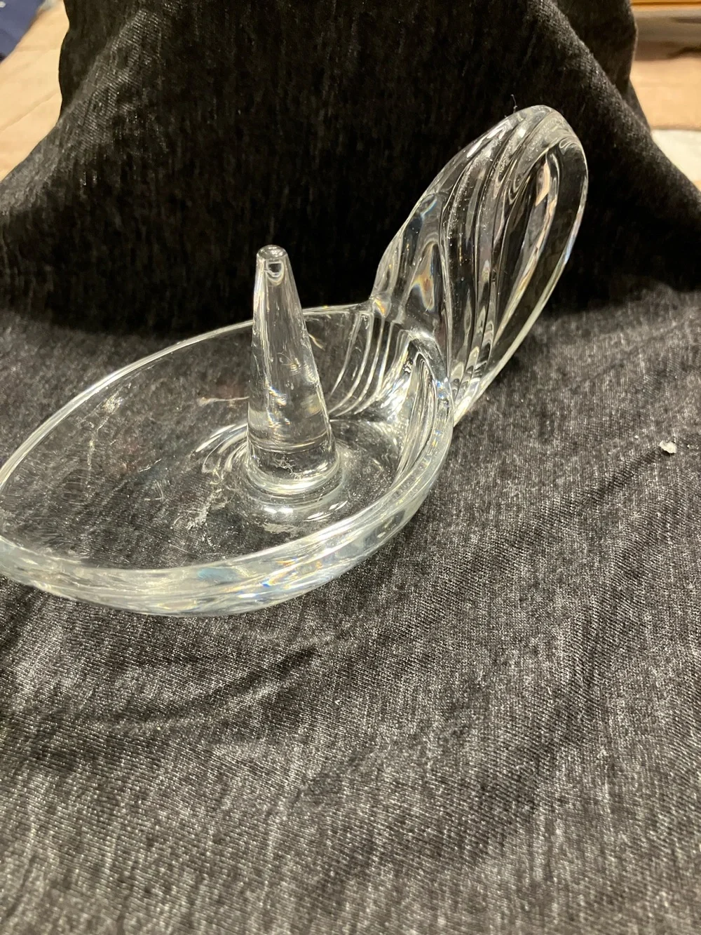 Clear Glass Ring Holder Jewelry Organizer